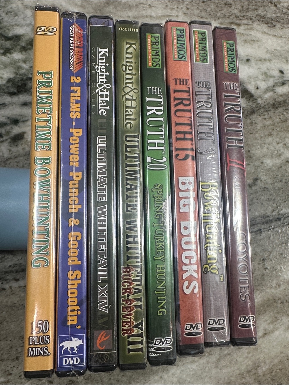 Lot 8 Hunting NEW DVDs Primos Knight & Hale Roger Raglan Whitetails Coyote Bow